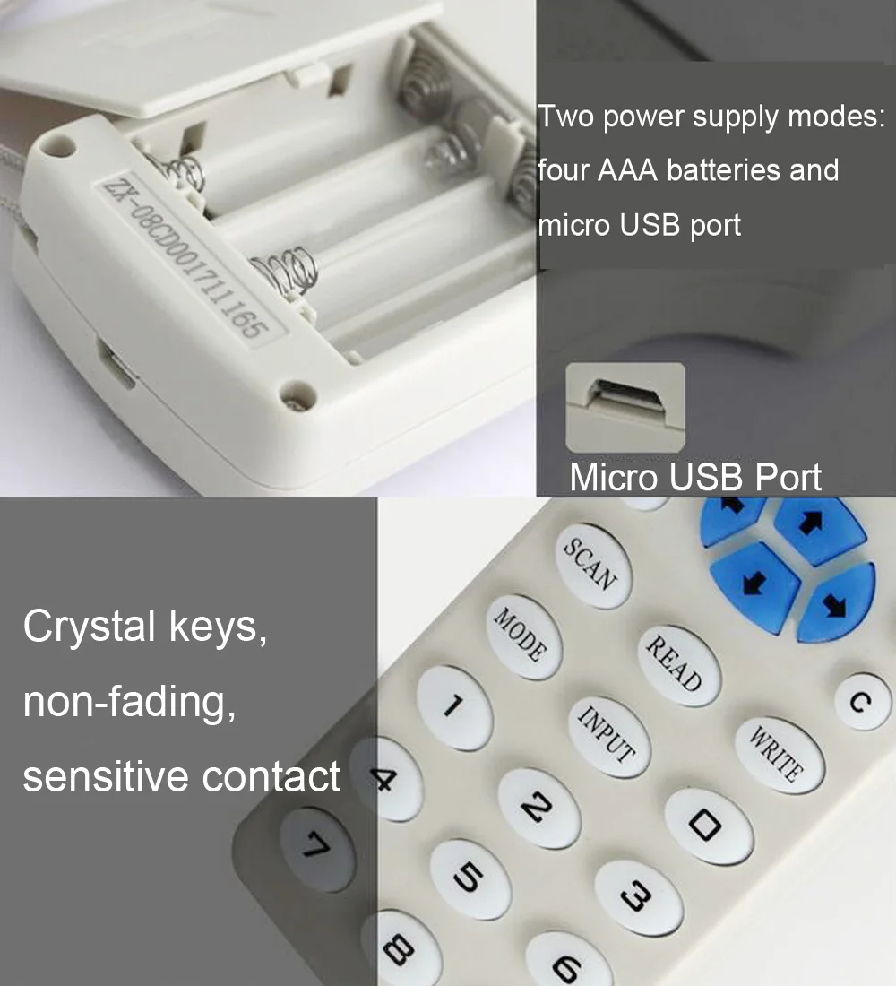 RFID Копир ID IC Полнодиапазонный считыватель частоты записывающее копирование M1 13 56
