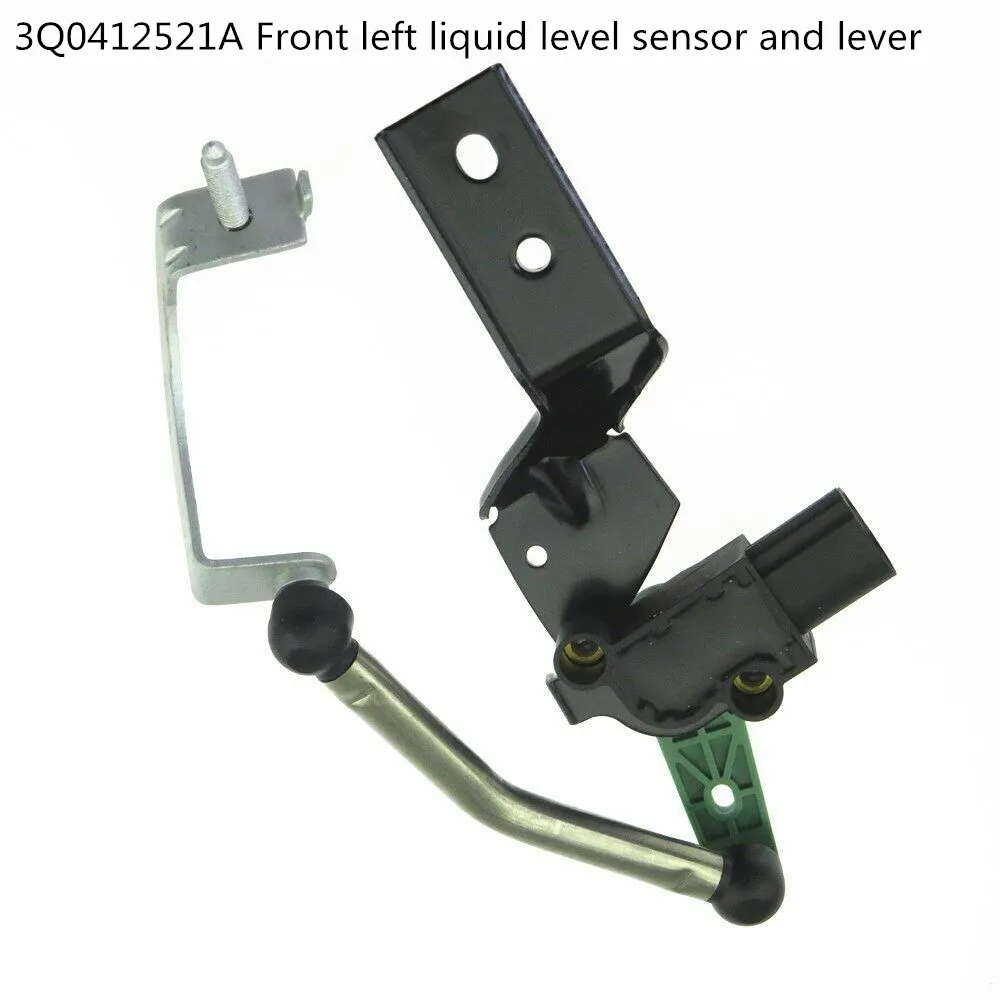 

COSTLYSEED 3Q0412521A Front Left Level Sensor and Pull Rod 4pins for Passat Golf Karoq Superb Ateca 5Q0 907 503 3Q0 412 521A