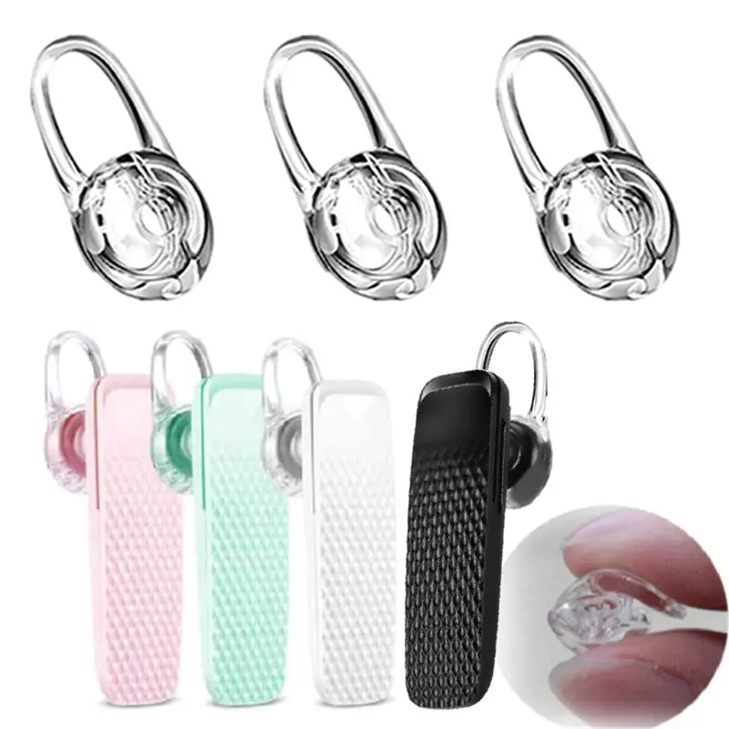 Сменные силиконовые наушники-вкладыши 3 шт. высококачественные прозрачные