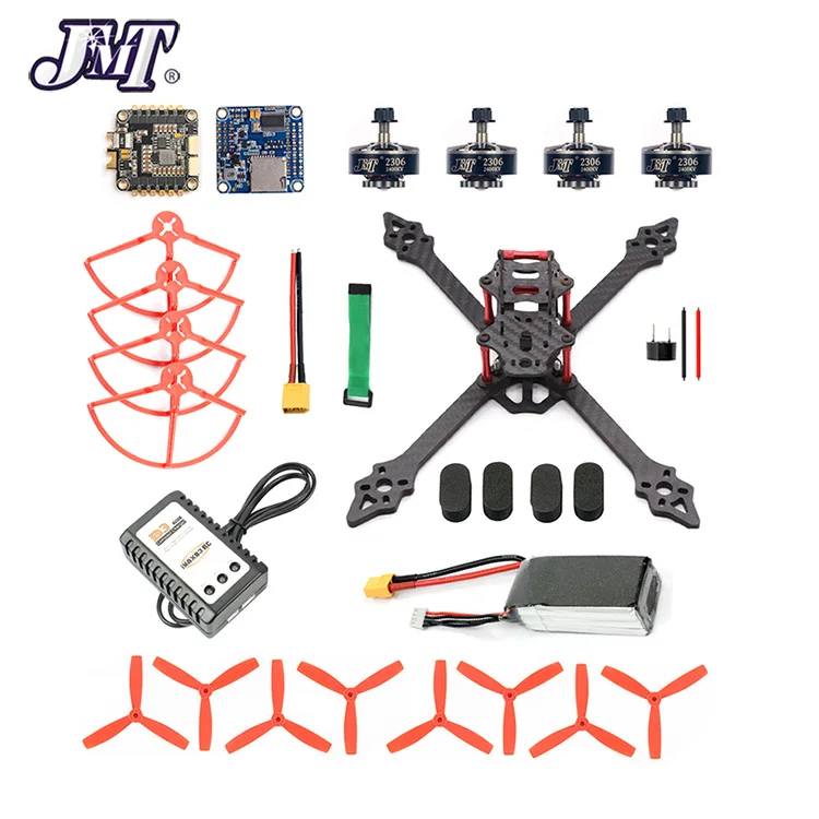 DIY RC Racer Drone XSR220 220 мм рама 2,4G 8CH Квадрокоптер Betaflight F4 Pro V2 V3 Turbo S1 камера 5,8G VTX FPV монитор дисплей - Цвет: F4 V3 Combo 2