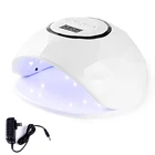 УФ-лампа для сушки ногтей, 24 светодиода, 72 Вт, с 4 таймерами