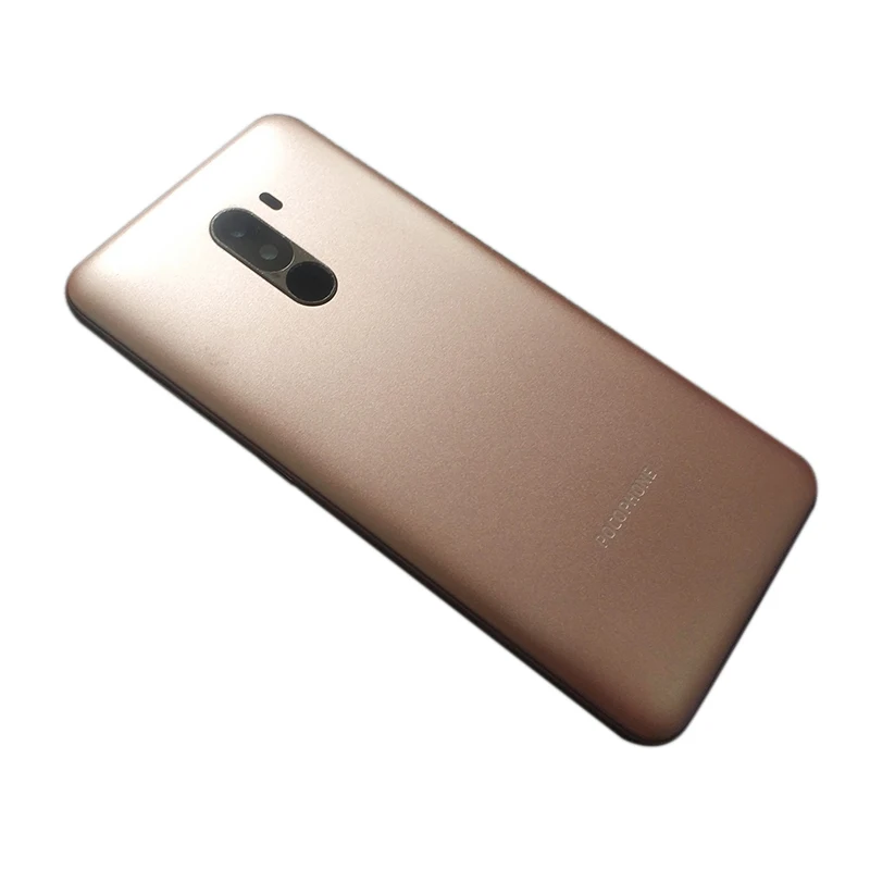 Xiaomi POCOPHONE F1 задняя крышка Задняя Дверь Корпус чехол крышка батареи с ключ для боковой кнопки объектив камеры для Xiaomi Poco F1