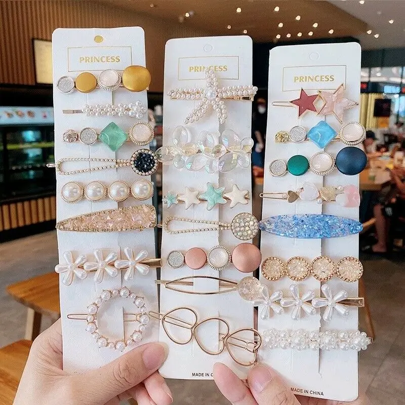 

10Pcs Hair Clips Clip Snap Hair Clip Barrette Hairpin Hair Accessories for Women