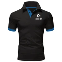 summer 2021 newest mens commodore 64 polo shirt breathable brand printing fashion mens clothing casual polo shirt s 5xl