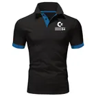 Новинка лета 2021, Мужская рубашка поло 64-го цвета, дышащая брендовая модная мужская одежда с принтом, Повседневная рубашка поло