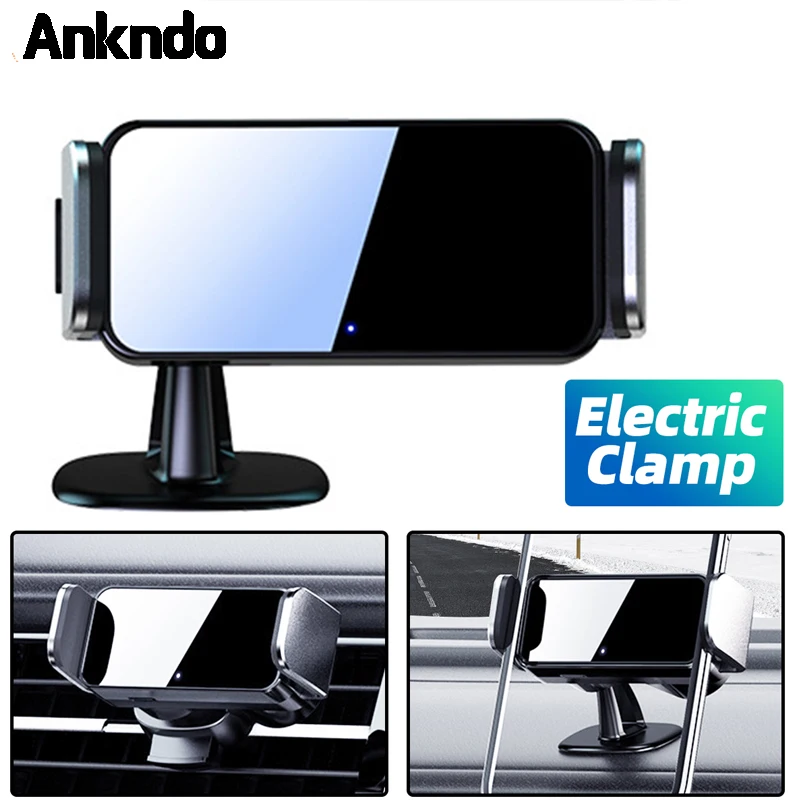 

Умный электрический индукционный Автомобильный держатель для телефона с креплением на вентиляционное отверстие, подставка с креплением д...