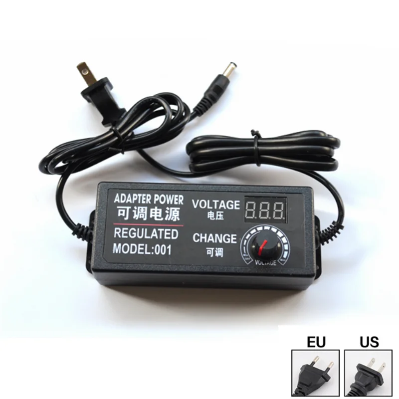 Светодиодный Диммируемый преобразователь Питание ЕС/Большие размеры US 3V 12V 24V 9V 2A