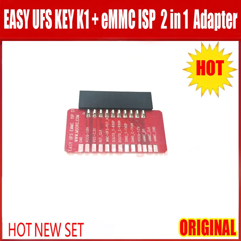 Легкий плюс UFS ключ K1 + eMMC ISP 2 в 1 адаптер для Socket / EMMC work|Антенны связи| |