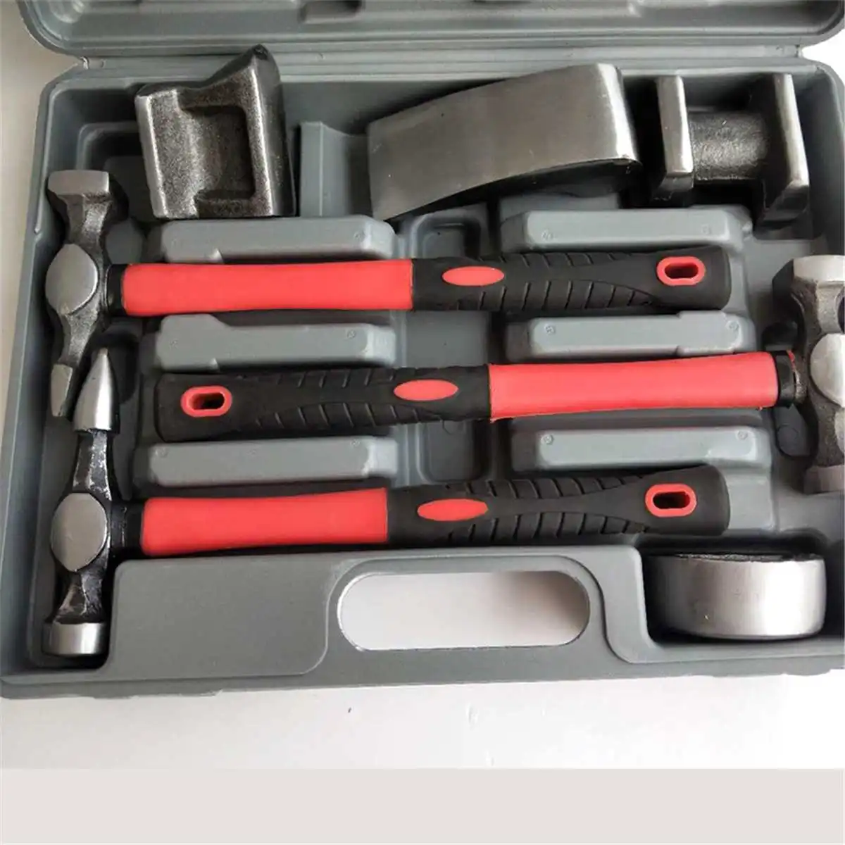 

7 PCS Home Use Repair Tools Set Household Combination Tool Box Kit Multifunctional Auto Body Dent Repair Hammer Home DIY Repair