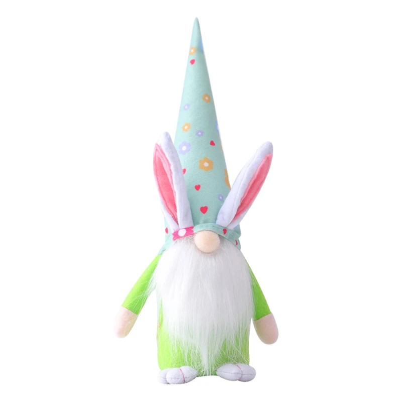 

Rabbit Fairy Faceless Doll Easter Decorations For Home Ornament Easter Day Festival Decor Gift dropshipping