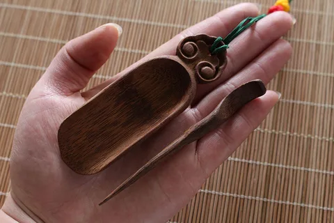 Чайная ложка из натурального бамбука в японском стиле