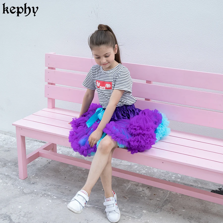 Юбка для девочек детская суперпушистая мягкая балетная пачка пушистая юбка