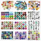 50 шт.лот 12 мм Красочные модные новые фото Стеклянные Кабошоны Смешанные цвета кабошоны для браслета серьги ожерелье основы настройки