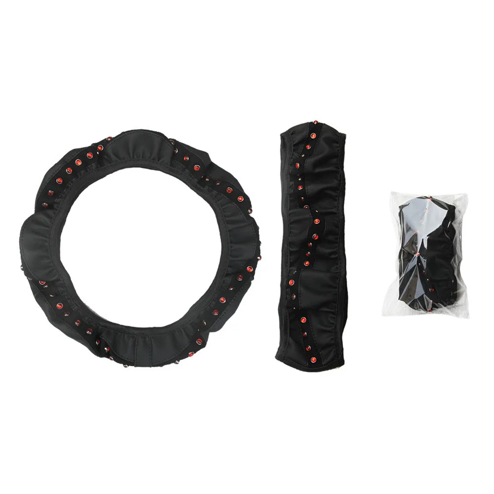 

Accessories Cover Anti-Slip Steering Wheel Diamond For 38-37CM Leather