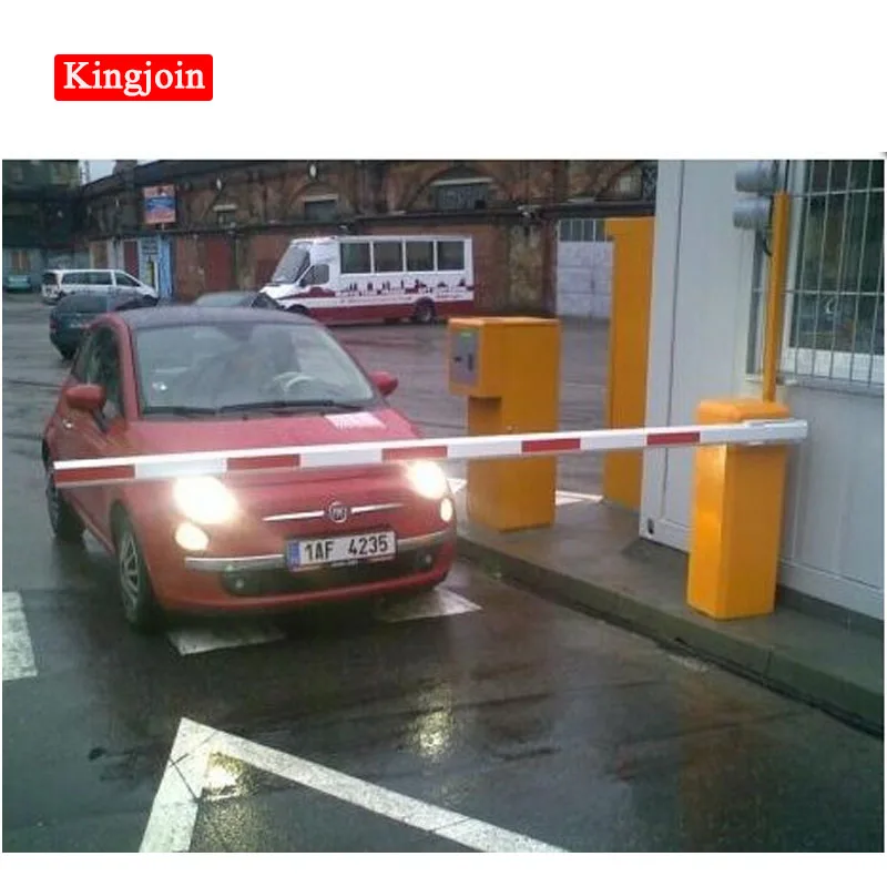 

KINGJOIN High quality machinery Barrier Gate,straight boom traffic barrier for parking system parking barrier gate