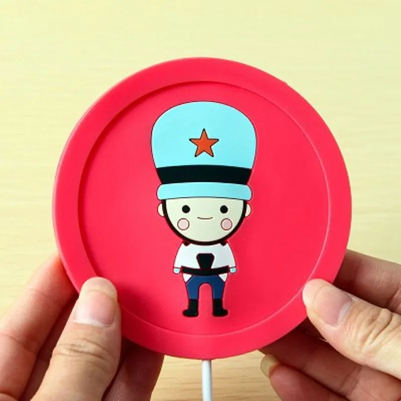 1 шт. мультяшная креативная силиконовая подставка USB электрическая изоляция для