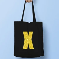 custom tote bag birthday gift letter personal signature bags gift for her student canvas bag graduation party shopping bags