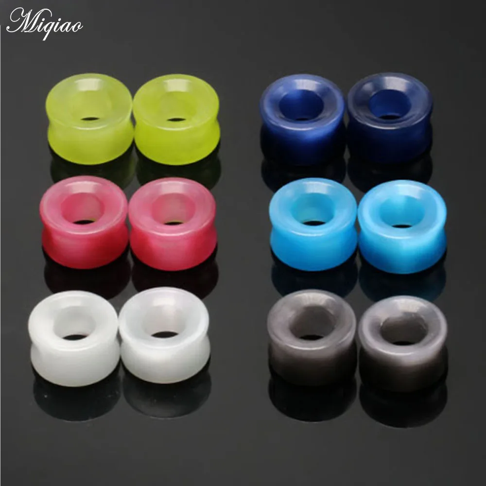 Каменные заглушки для ушей Miqiao 1 шт. калибровочные серьги заглушка туннельный