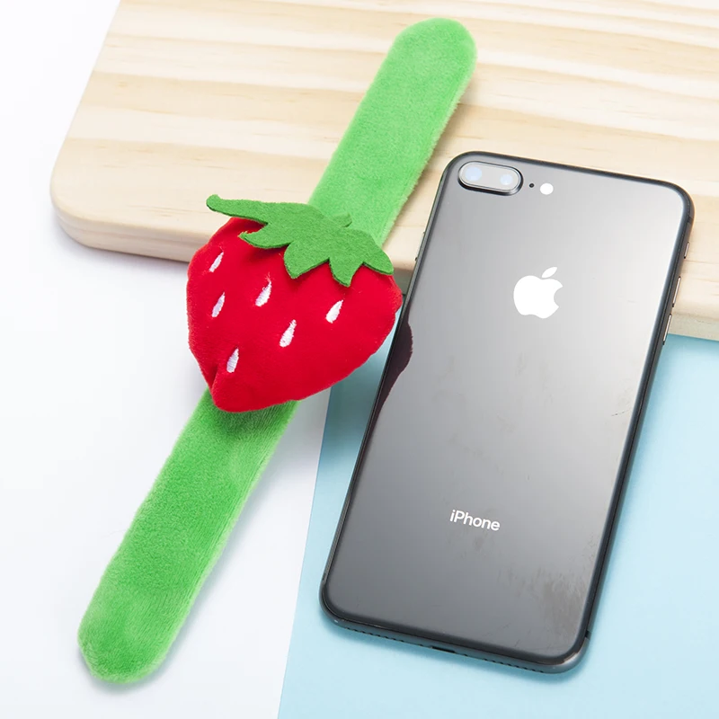 Милый браслет на запястье с выражением фруктов похлопывающим кольцом Детская