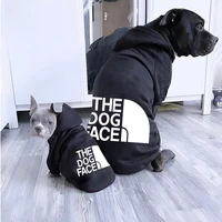 designer pet dog clothes hoodies autumn winter medium large dogs the dog face sweatshirt for labrador french bulldog clothing