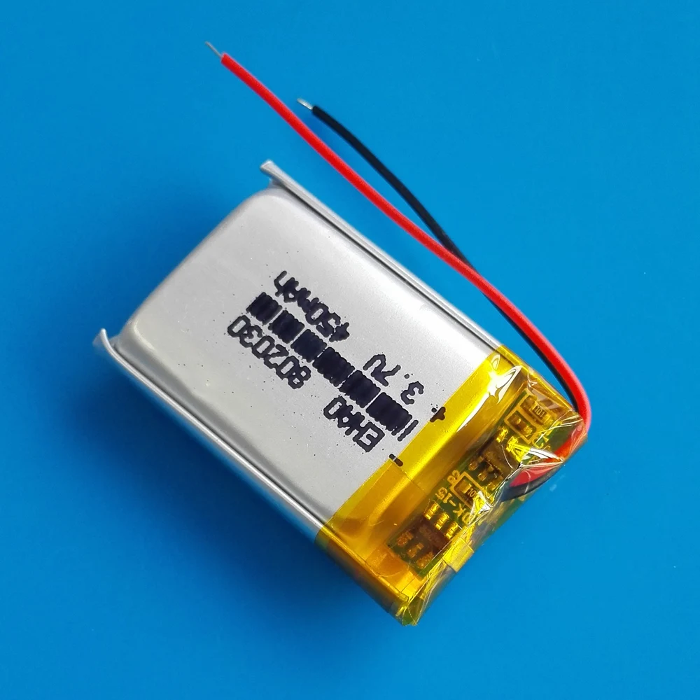 3 7 V 450mAh полимерный литиевый Lipo аккумулятор Перезаряжаемый для MP3 GPS смарт-часов