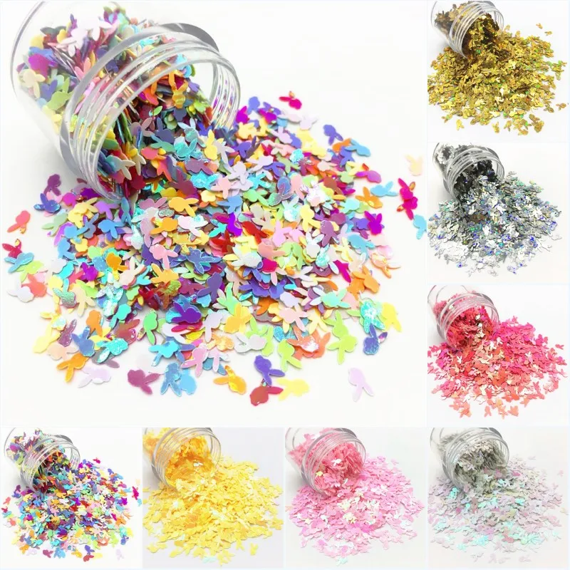 Пайетки из пвх в форме кролика 5 мм|Блестки| |