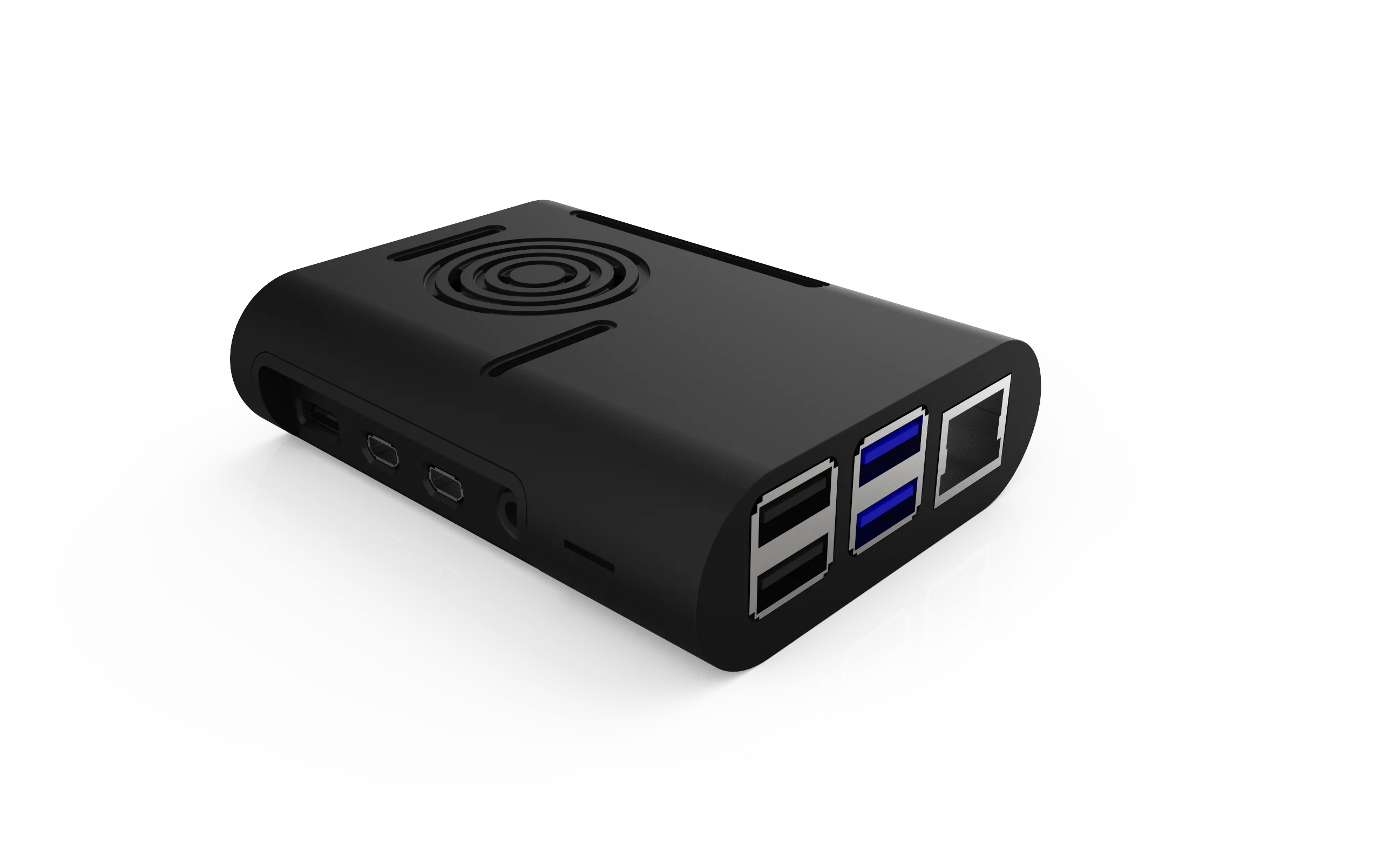 Чехол для Raspberry Pi 4 чехол коробка с алюминиевым радиатором охлаждающим