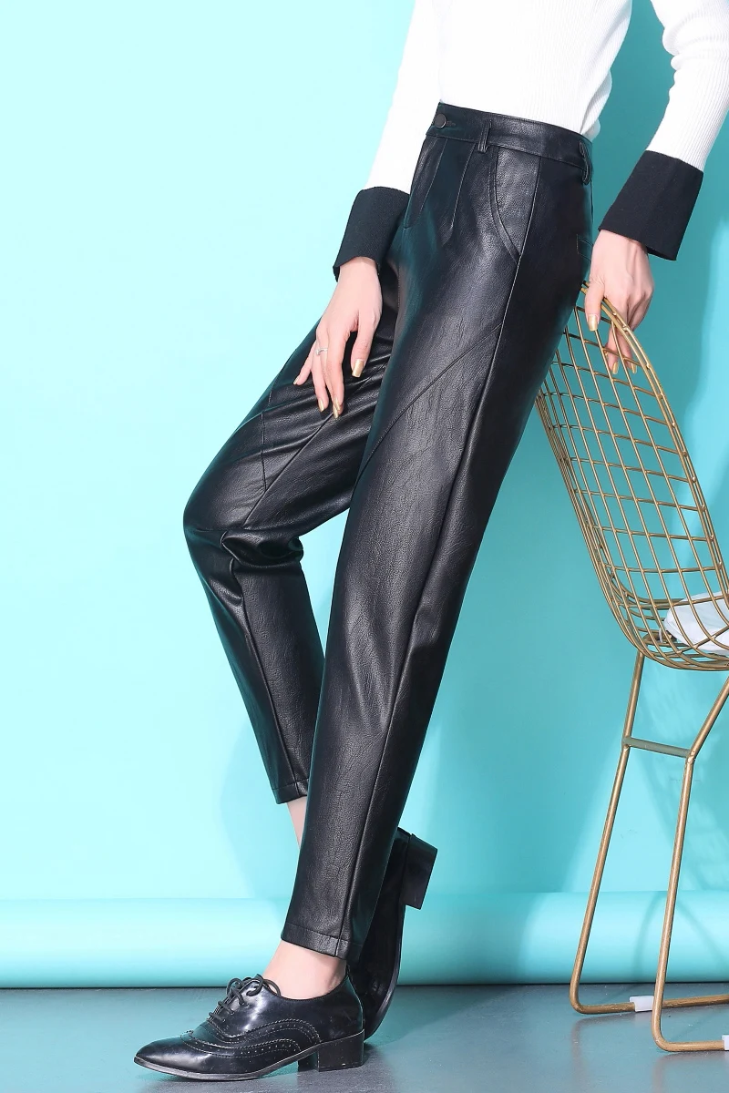 

Top fashion High Wiast Pencil Pants for WomenCasual Sexy black Color female Exclusive Capris