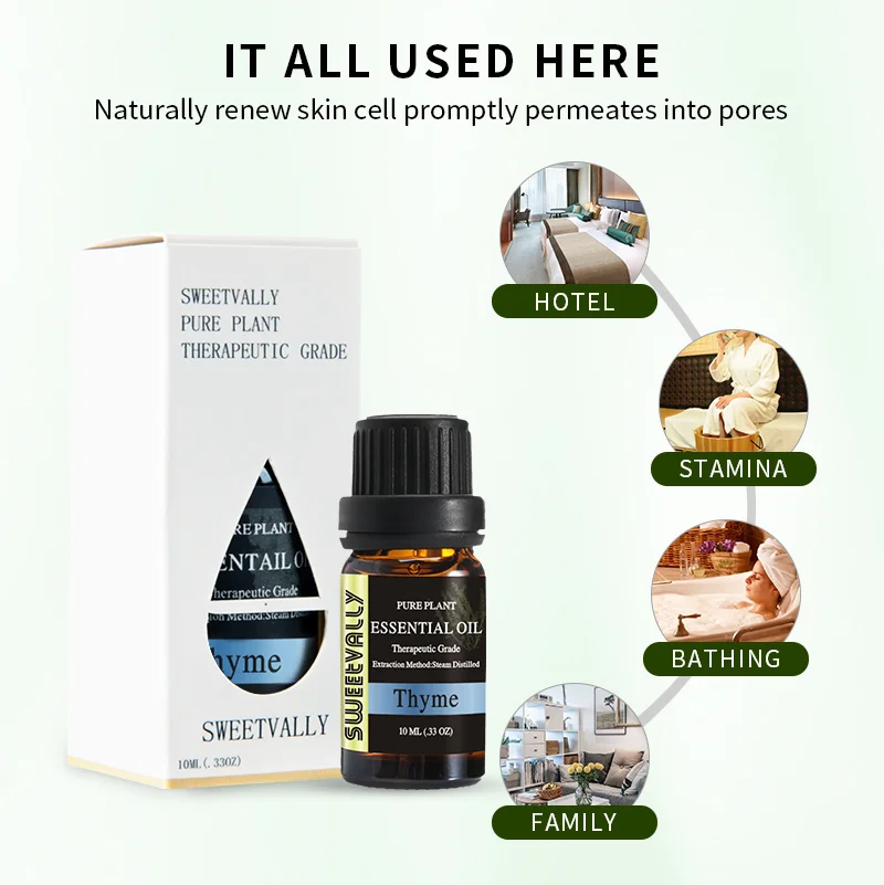 Эфирное масло 10 мл Чабрец памятное эфирное противоударное для депрессии