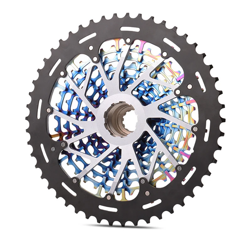 

BOLANY MTB Bike Freewheel Cogs Sprocket Compatible 11 12 Speed 9-50T Aluminum Alloy Mountain Bike Cycling Cassette Accessories