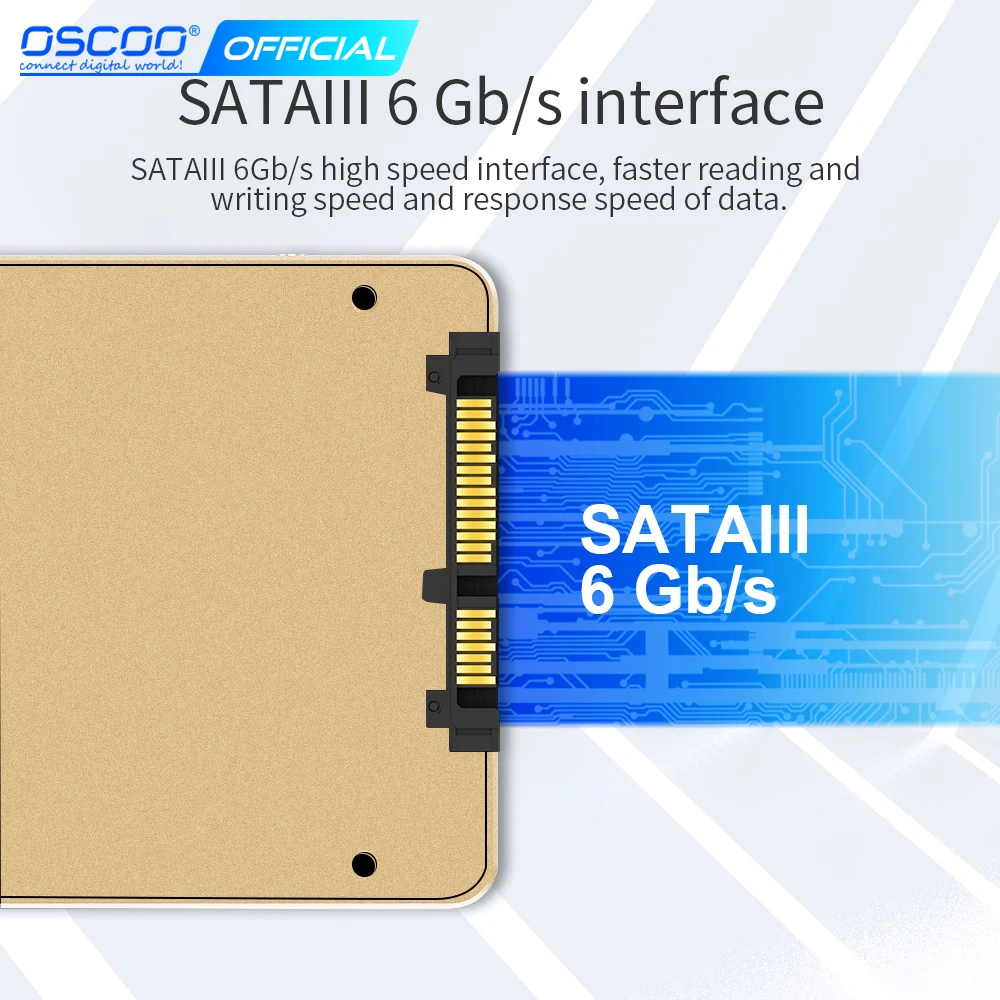 Твердотельный накопитель OSCOO 2 5 дюйма Оригинальный MLC Nand флэш внутренний SSD