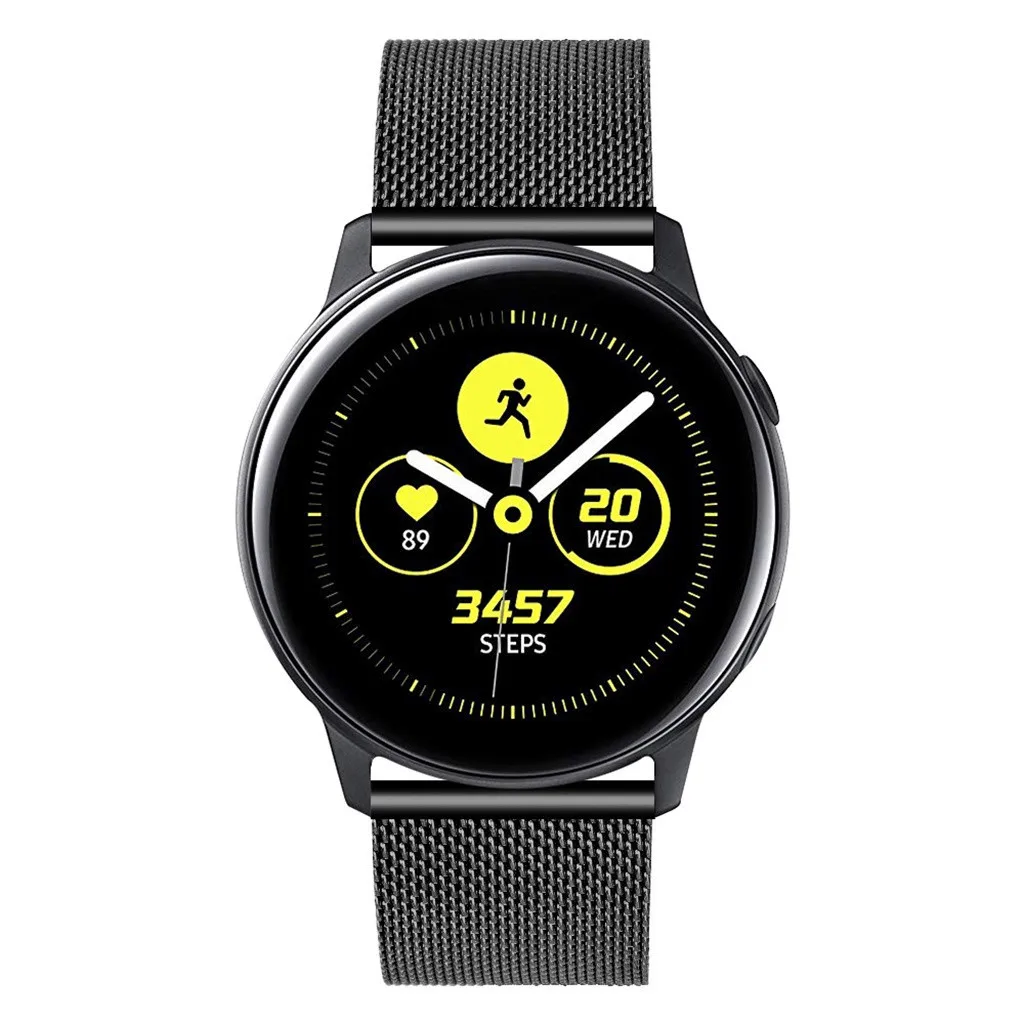 Ремешок сменный для наручных часов Samsung Galaxy Watch 3 41 45 Active 2 40/44 мм active 1 gear спортивные