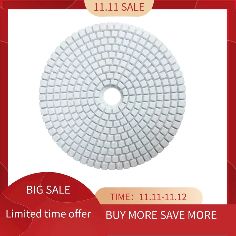 

5 inch 125mm Wet Diamond Polishing Pads Marble Granite Grits