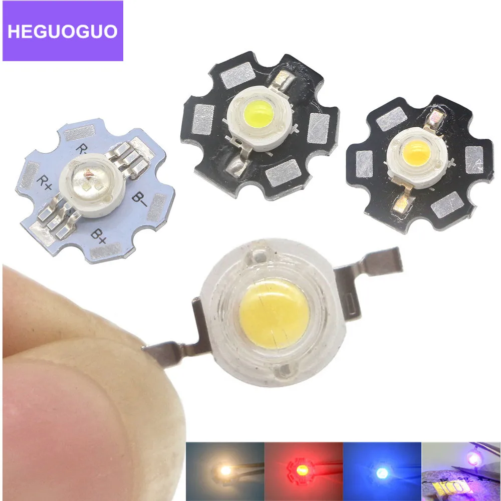 Светодиодный чип высокой мощности светодиодный светильник CREE 1 Вт 3 с диодом