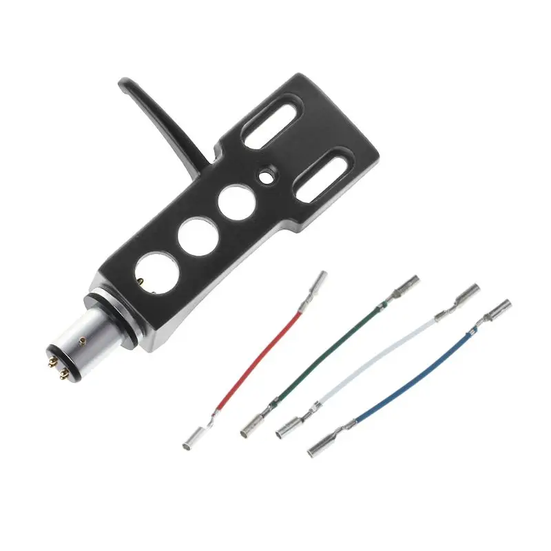 Turntable Headshell Mount Universal LP Phono Cartridge Replacement Phonograph Head Holder Stylus Lead Wire | Электроника