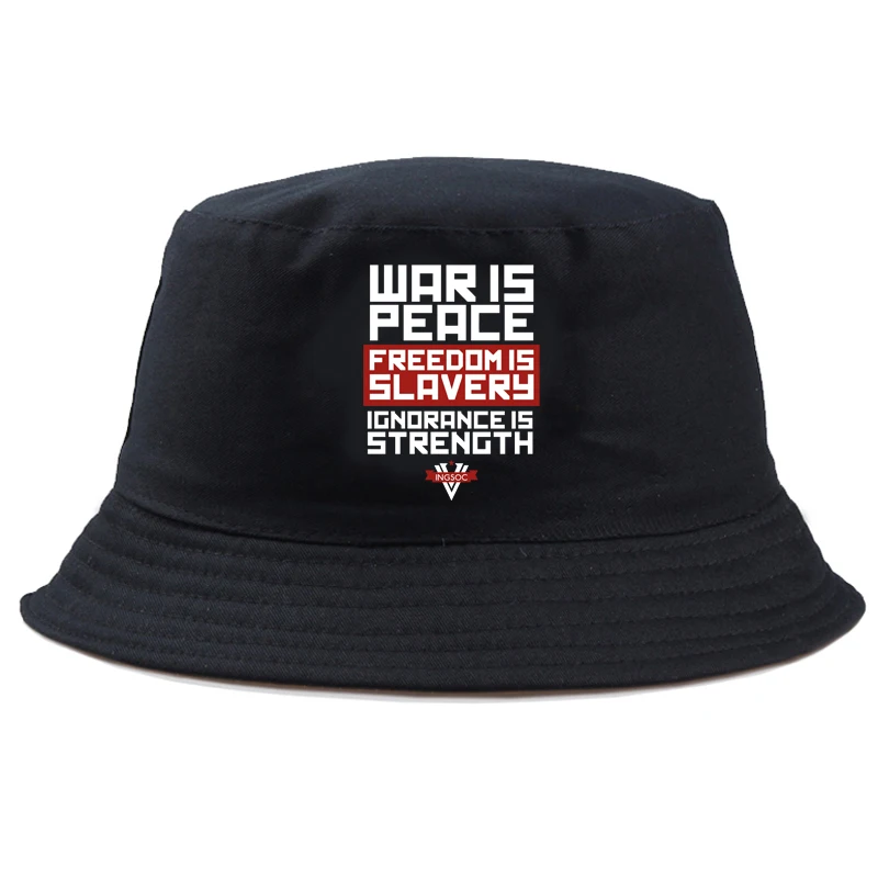 Панама Ingsoc с девизом Джордж орвелл 1984 большой брат мужская хлопковая кепка | Мужская панама -1005002565641199
