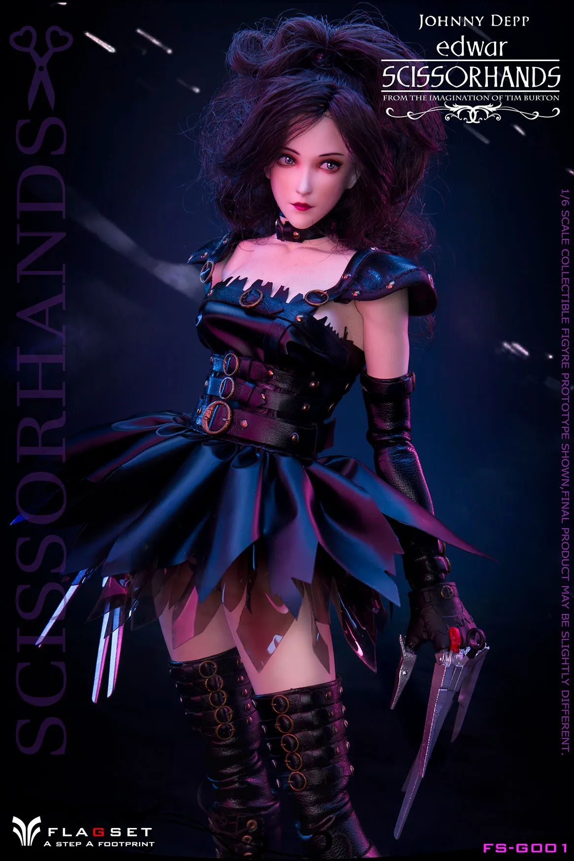 

В наличии FLAGSET FS-G001 1/6 Scissorhands Edwa 12-дюймовый полный набор кукол коллекция размещение