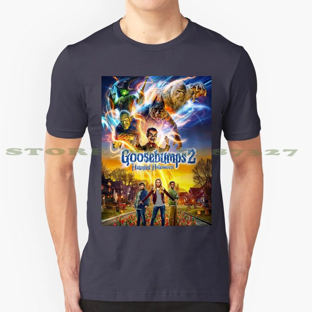 Гусиные удары 2 100% хлопок футболка гусиные два дома с привидениями Хэллоуин фильм