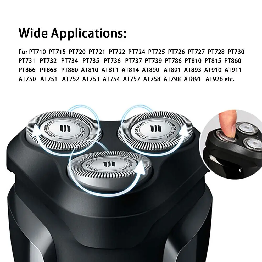 

Shaver Replacement Head Razor Cutter Head Razor Accessories Head Blade Cutter For HQ8 Includes Shaver 1pcs Head regular