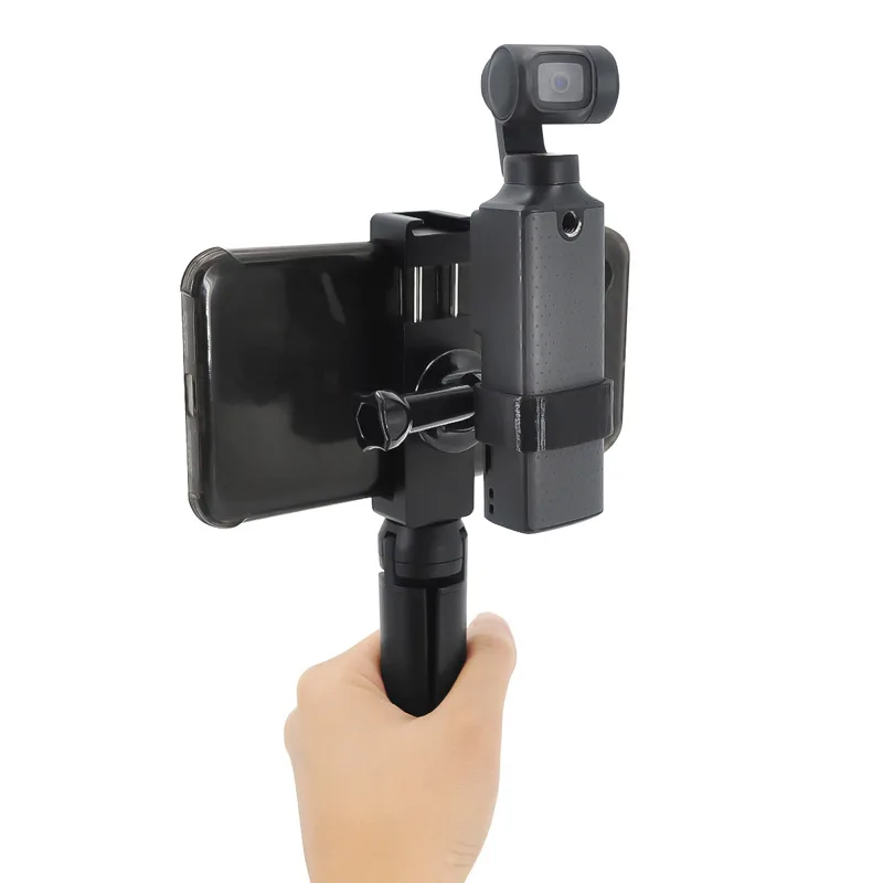 Ручной кронштейн для штатива с держателем для телефона с ЧПУ и светодиодными лампами для камеры FIMI