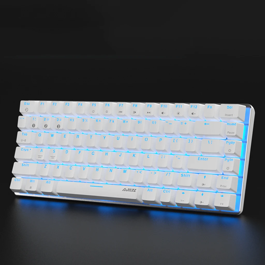 Клавиатура Ajazz AK33 механическая перезаряжаемая Bluetooth 5 0/Type-C с красными