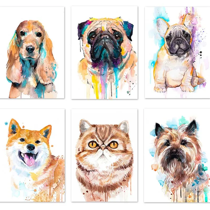 

Diamond Painting 5D Diamonds DIY Animal Cross Stitch Full Square Round Drill Embroidery Colorful Handmade Home Room Wall Decor