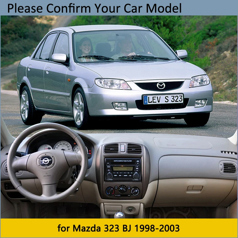 Чехол для приборной панели защитный коврик Mazda Family 323 1998 ~ 2003 BJ автомобильные