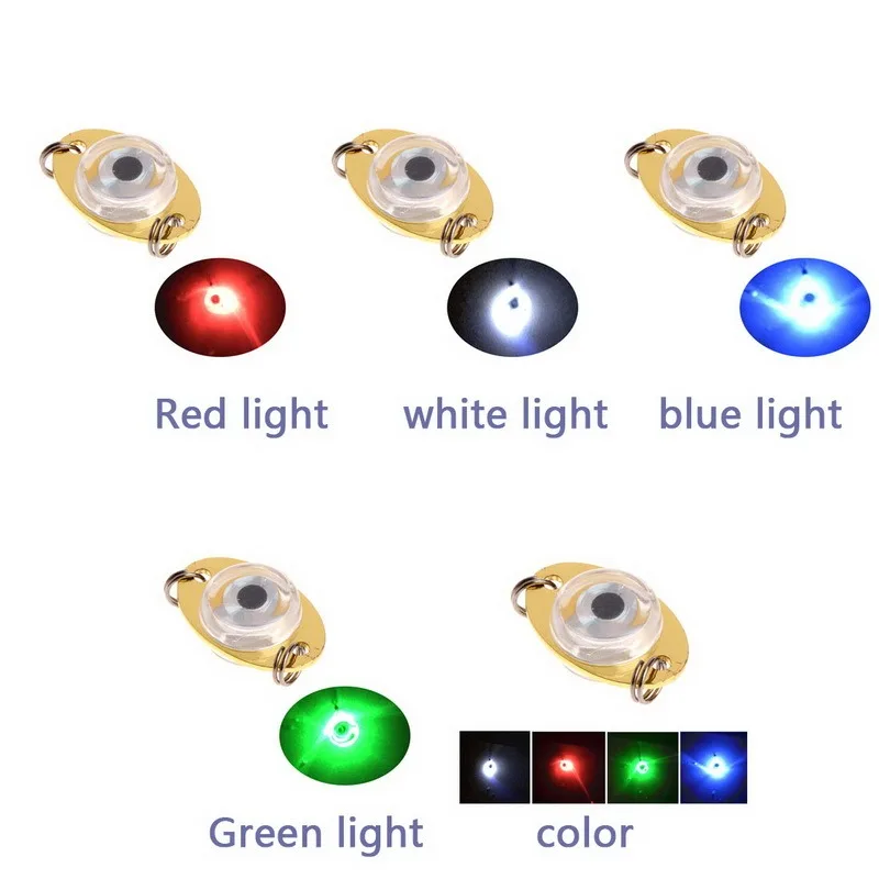 1 шт. светодиодные лампы для рыбы мини рыболовная приманка c подсветкой LED