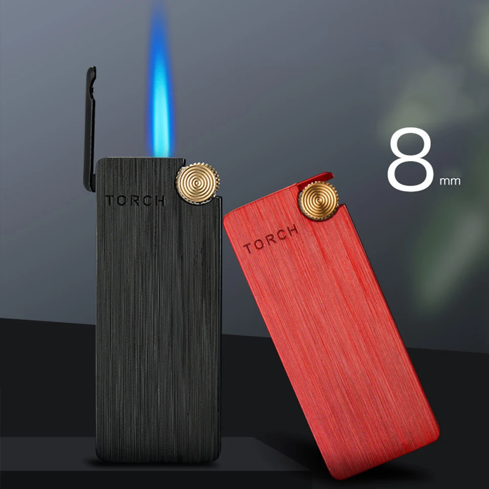 

Cigarette Lighter Jet Gas lighter Smoking Accessories Windproof Torch Adjustable Flame Lighters Gadgets for Men Dropshipping