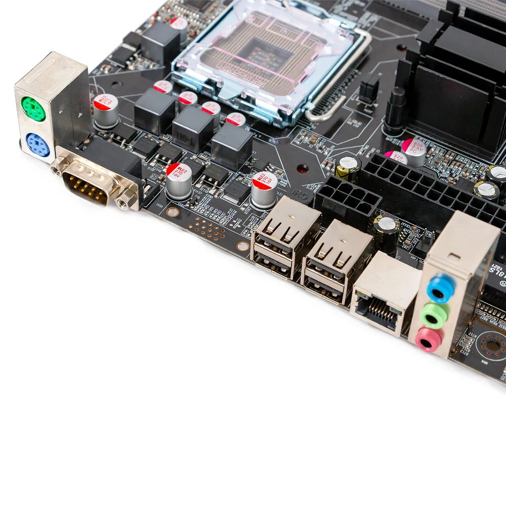 Huanan Zhi P45-D2 M-ATX материнская плата P45 для LGA 771/775 DDR2 8 Гб SATA2.0 USB2.0 VGA PCI-E 245*182 мм Поддержка L5420 L5410 Процессор