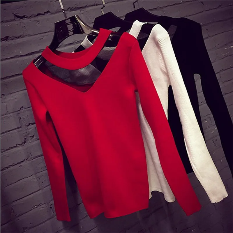 Женская блузка с длинным рукавом круглым вырезом | одежда