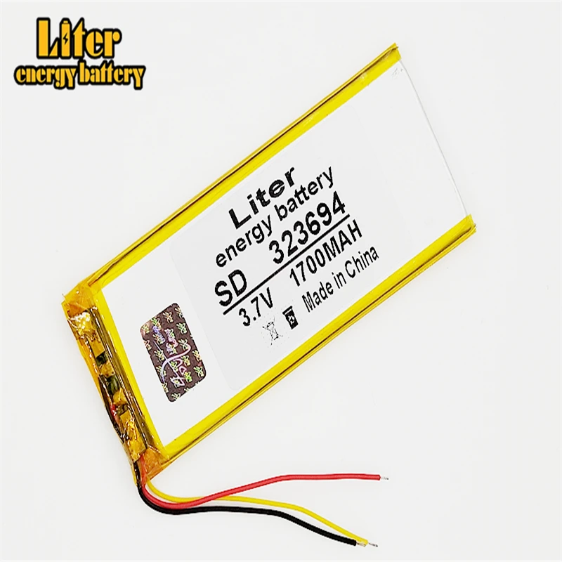 3 провода 323696P 323694 7 V 1700MAH 1600MAH li Lion для china clone MTK phone goophone I6 6S IP6|li-lion battery|mtk batterybattery |