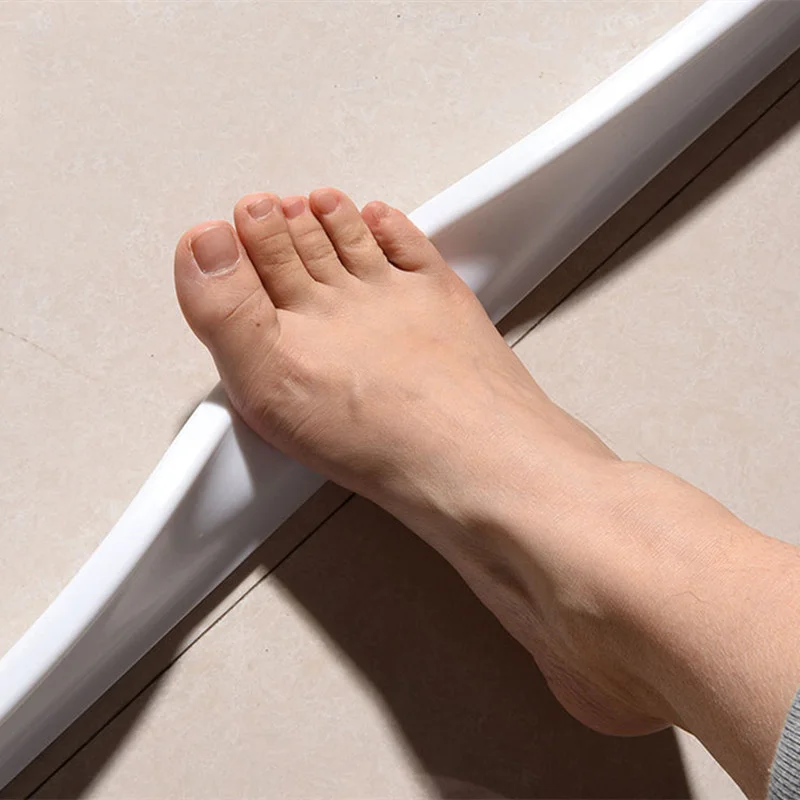 Заглушка для воды в ванной высотой 35 мм из кремния для разделения сухой и влажной зон, препятствующая затоплениям.