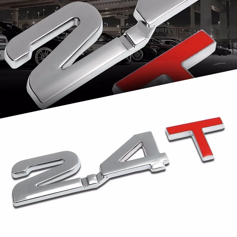 Хит продаж алюминиевая палка на полированный хром 2 4 T 5 8 наклейка крыло